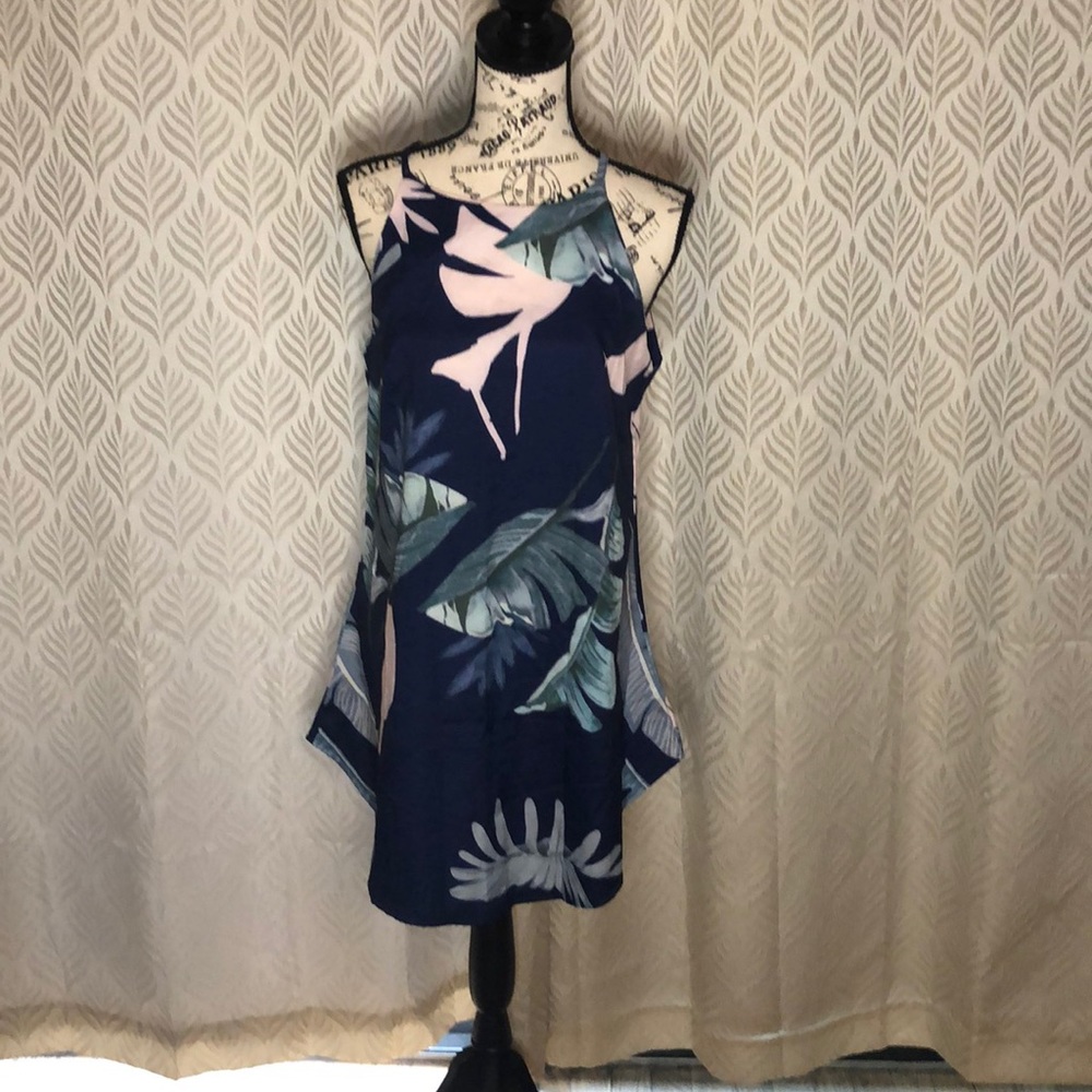 Tropical Print Dress